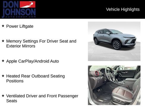 Used 2025 Chevrolet Blazer RS w/ Enhanced Convenience Package AWD/4WD image 13