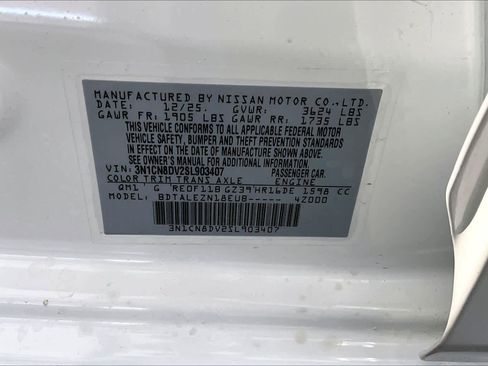 New 2025 Nissan Versa S image 14