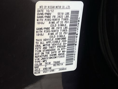 Used 2013 INFINITI FX37 AWD w/ Premium Pkg image 38