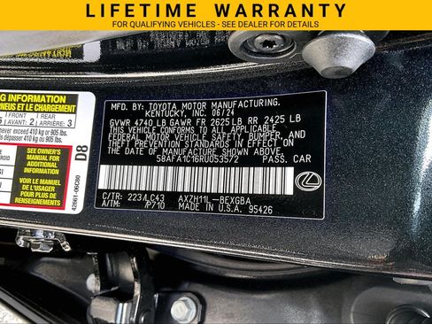 Used 2024 Lexus ES 300h Ultra Luxury w/ Accessory Package (Z2) FWD image 35