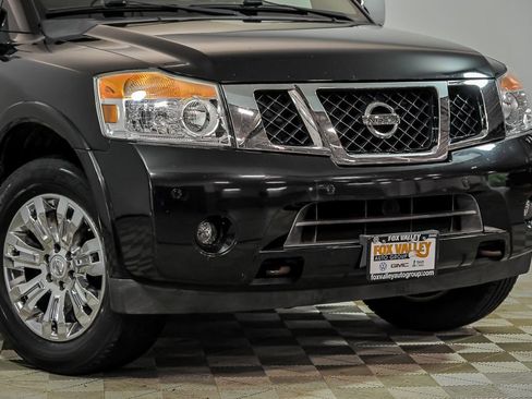 Used 2015 Nissan Armada Platinum w/ 2nd Row Captain Seat Package AWD/4WD image 2