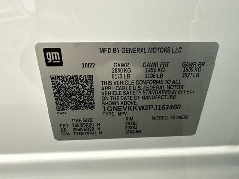 Certified 2023 Chevrolet Traverse Premier w/ LPO, Floor Liner Package AWD/4WD image 20