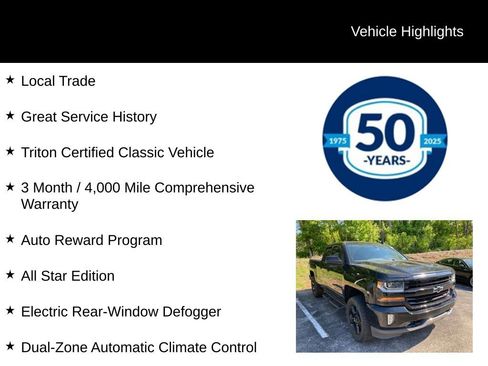 Used 2018 Chevrolet Silverado 1500 LT w/ All Star Edition AWD/4WD image 5