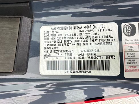 Used 2024 Nissan Z NISMO w/ Floor Mat Package RWD image 18