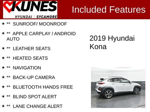 Used 2019 Hyundai Kona Ultimate FWD image 2