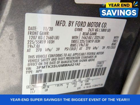 Used 2021 Ford Mustang Mach-E Premium w/ Equipment Group 301A image 18