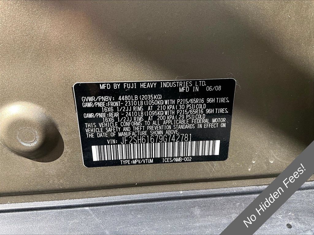 Used 2009 Subaru Forester 2.5X AWD/4WD image 25