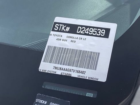 Certified 2026 Toyota Corolla Cross LE w/ Moonroof Package FWD image 37