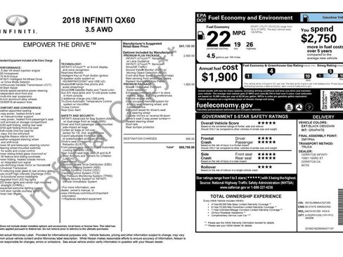 Used 2018 INFINITI QX60 AWD w/ Premium Plus Package image 3