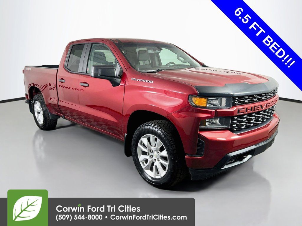 Used 2019 Chevrolet Silverado 1500 Custom w/ Custom Convenience Package AWD/4WD 360° Tour