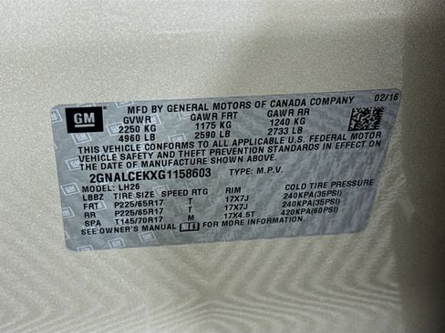 Used 2016 Chevrolet Equinox LT FWD image 38