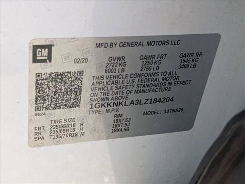 Used 2020 GMC Acadia SLE w/ LPO, Cargo Package FWD image 25