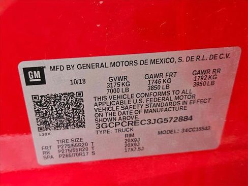 Used 2018 Chevrolet Silverado 1500 LT w/ Texas Edition RWD image 23