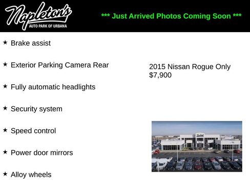 Used 2015 Nissan Rogue SV w/ SV Moonroof Package AWD/4WD image 2