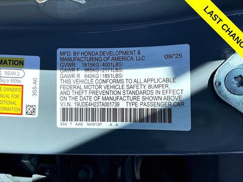 Certified 2026 Acura Integra FWD image 35