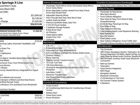 Used 2023 Kia Sportage X-Line w/ X-Line Premium Package AWD/4WD image 5