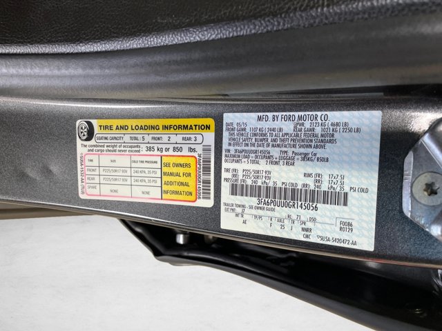 Used 2016 Ford Fusion S FWD image 22