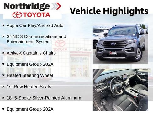 Used 2022 Ford Explorer XLT w/ Equipment Group 202A RWD image 2