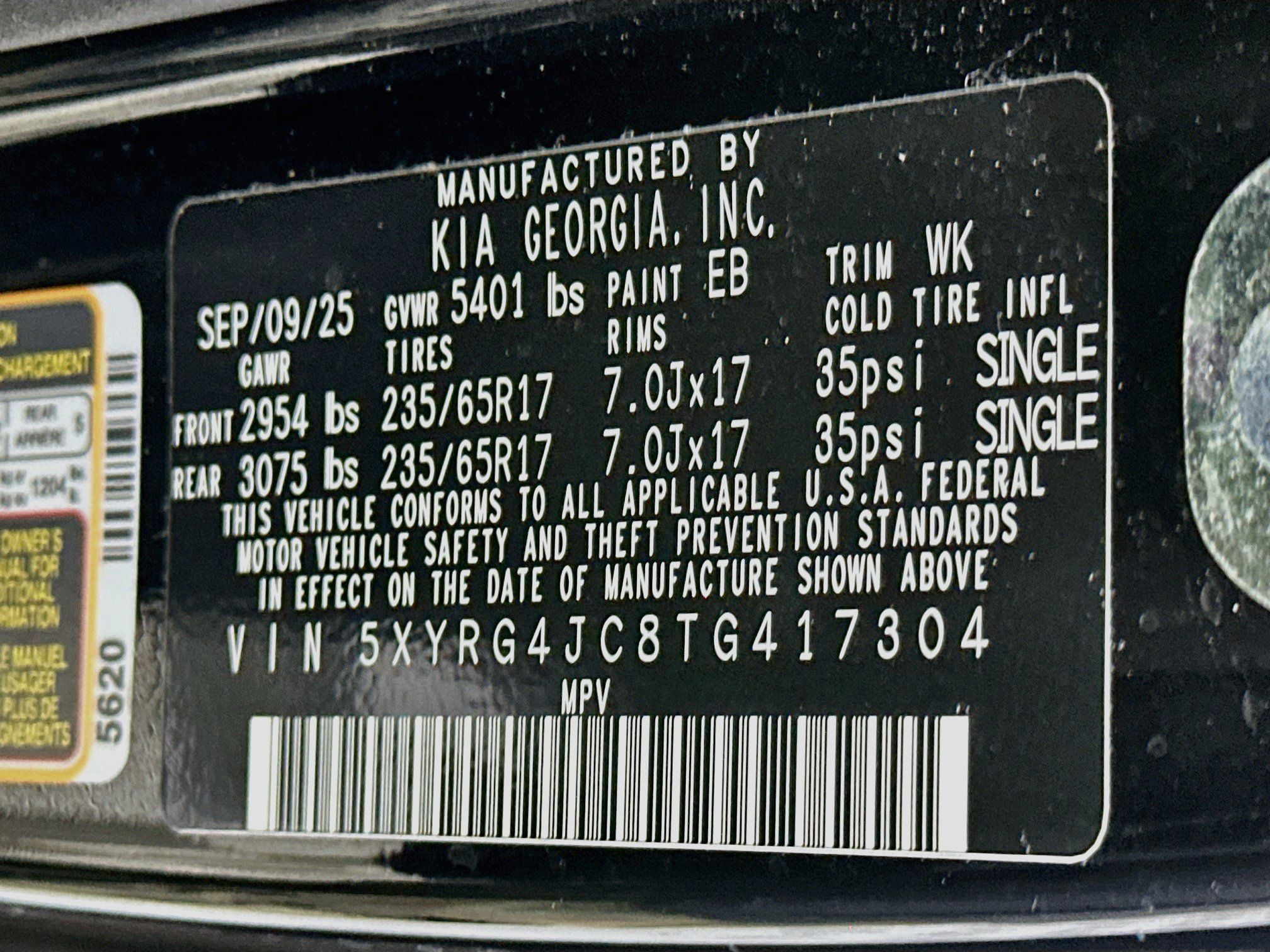 Used 2026 Kia Sorento LX FWD image 12