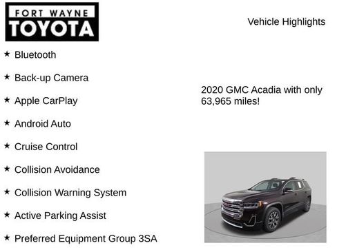 Used 2020 GMC Acadia SLE AWD/4WD image 7