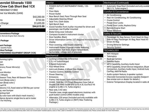 Used 2021 Chevrolet Silverado 1500 Custom AWD/4WD image 33