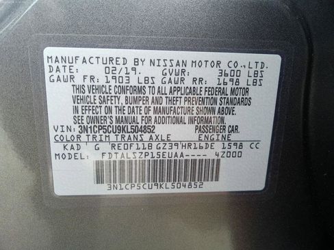 Used 2019 Nissan Kicks SV FWD image 12