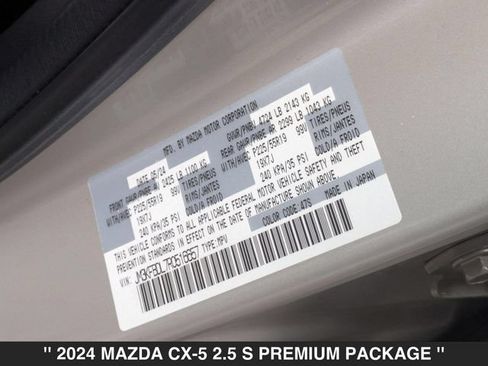 Certified 2024 MAZDA CX-5 AWD 2.5 S image 36