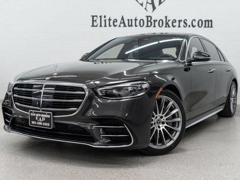 Used 2022 Mercedes-Benz S 500 4MATIC w/ AMG Line Package image 61
