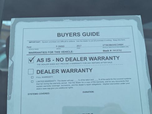 Used 2017 Ford F350 XL AWD/4WD image 15