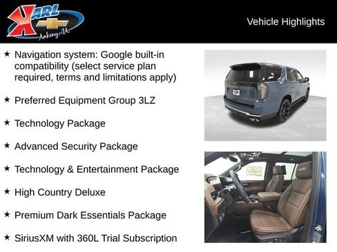 New 2026 Chevrolet Tahoe High Country image 3