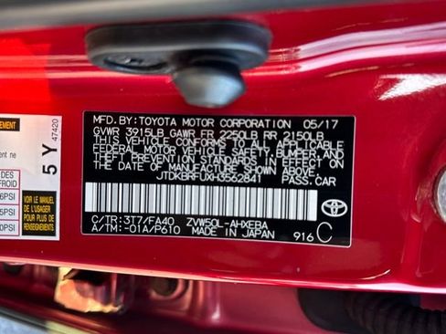 Used 2017 Toyota Prius Two w/ Prius Two Safety Plus Package image 28