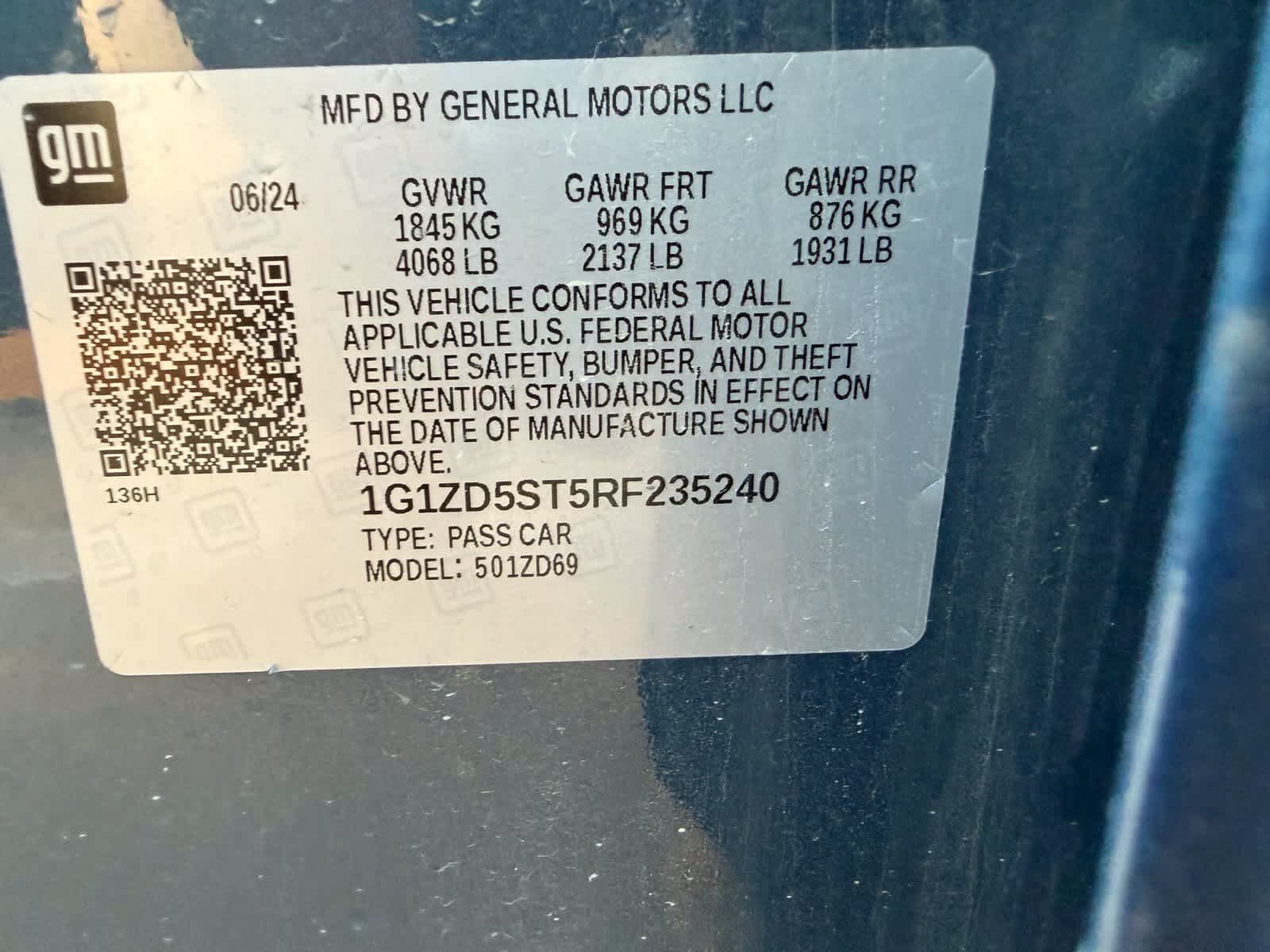 Used 2024 Chevrolet Malibu LT FWD image 11