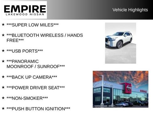 Used 2023 Nissan Pathfinder SL w/ SL Premium Package AWD/4WD image 2
