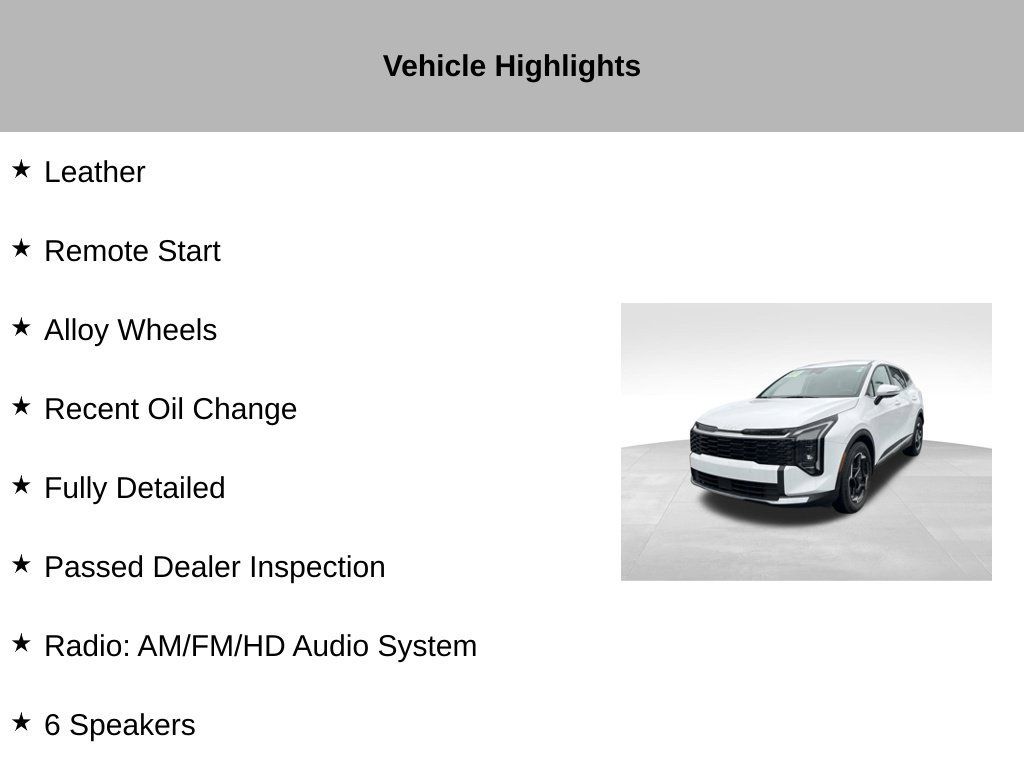 Certified 2026 Kia Sportage EX FWD image 10