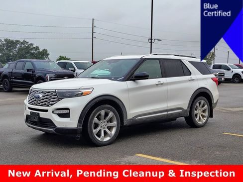 Certified 2020 Ford Explorer Platinum w/ Premium Technology Package AWD/4WD image 1
