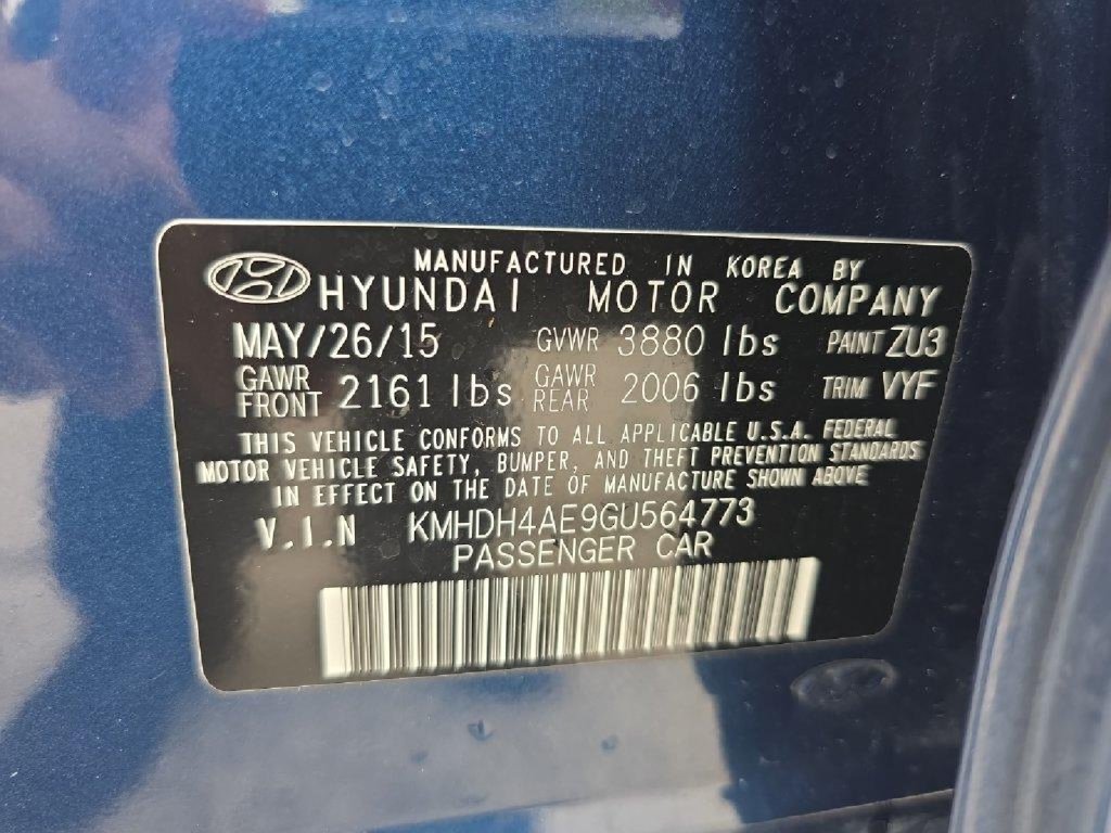 Used 2016 Hyundai Elantra Value Edition FWD image 23