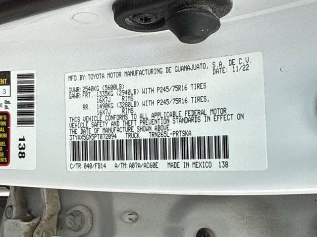 Used 2023 Toyota Tacoma SR w/ SR Convenience Package RWD image 29