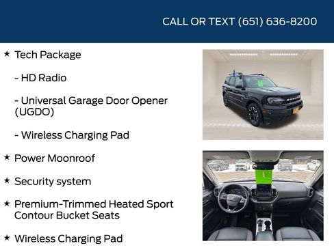 Certified 2024 Ford Bronco Sport Outer Banks w/ Tech Package image 11