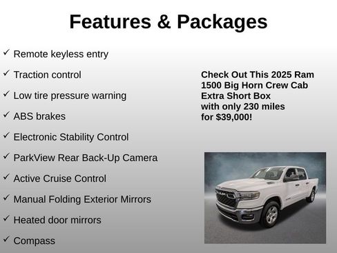 Used 2025 RAM 1500 Big Horn AWD/4WD image 4