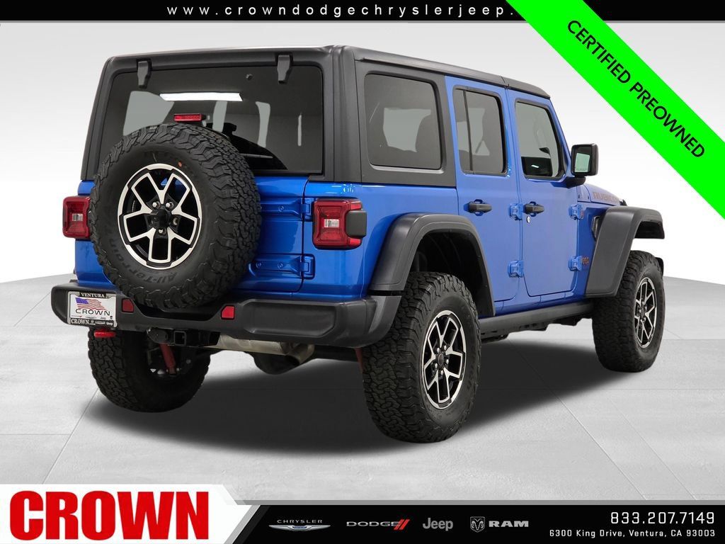 Certified 2025 Jeep Wrangler Unlimited Rubicon AWD/4WD image 7
