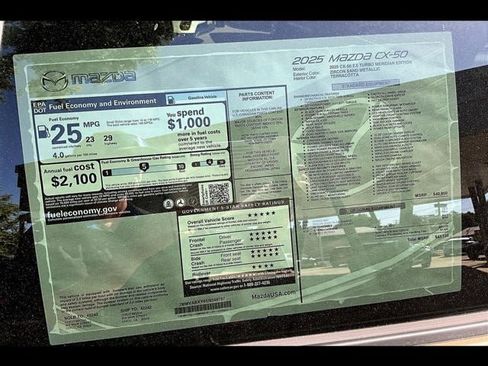 New 2025 MAZDA CX-50 Meridian Edition w/ Cargo Package image 64