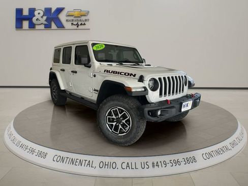 Used 2020 Jeep Wrangler Unlimited Rubicon w/ Uconnect 4C Nav & Sound Group AWD/4WD image 1