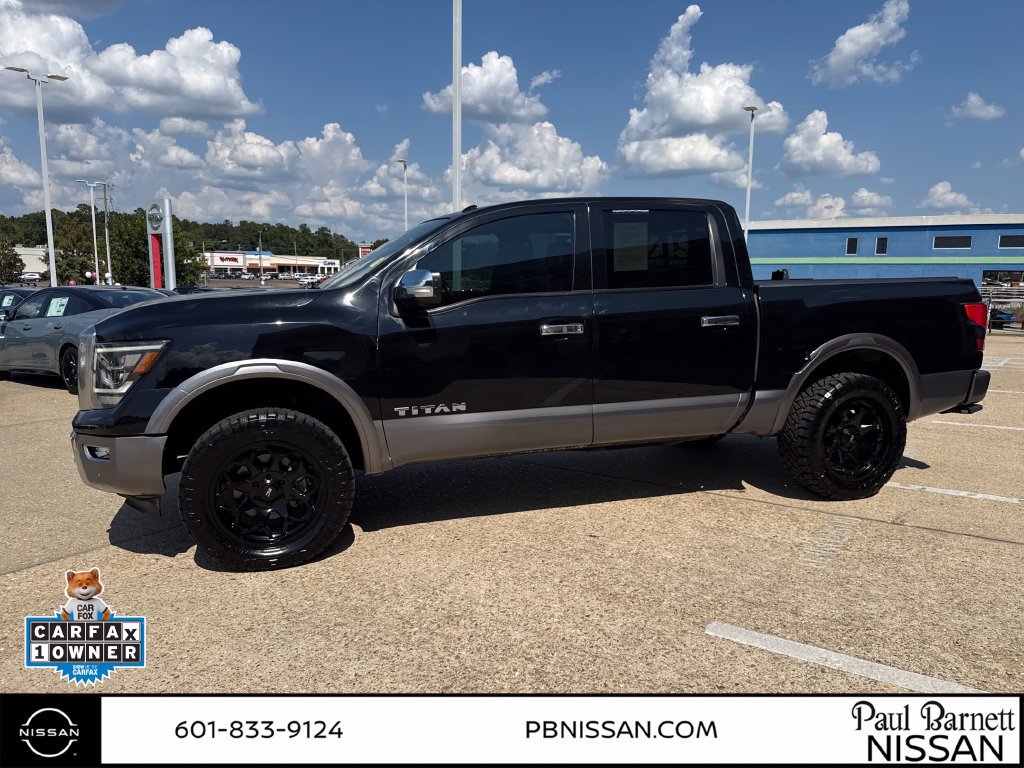 Used 2021 Nissan Titan Platinum Reserve w/ Moonroof Package AWD/4WD image 3