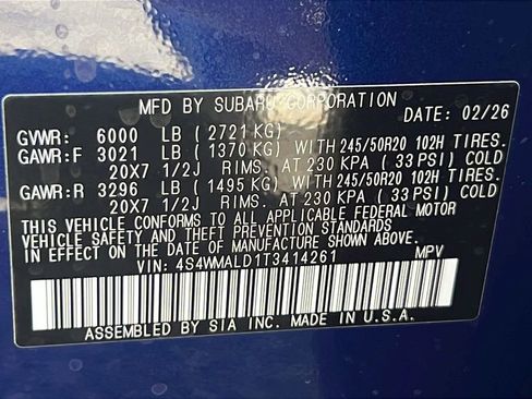 New 2026 Subaru Ascent Bronze Edition image 31