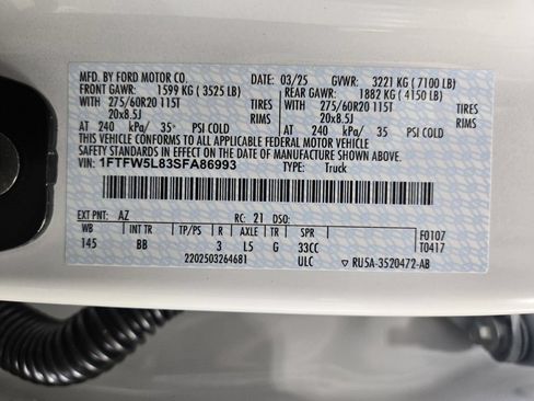 New 2025 Ford F150 Lariat AWD/4WD image 18