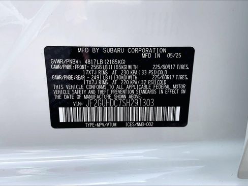 Certified 2025 Subaru Crosstrek 2.5i Premium AWD/4WD image 32