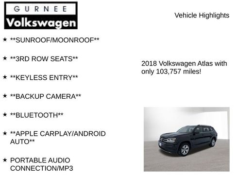 Used 2018 Volkswagen Atlas Launch Edition image 7