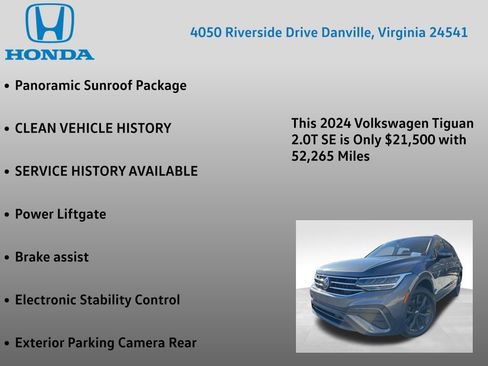 Used 2024 Volkswagen Tiguan SE image 7