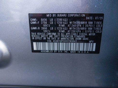 Used 2025 Subaru Outback Touring XT image 41