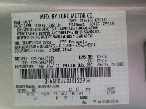 Used 2018 Ford Fusion S image 33